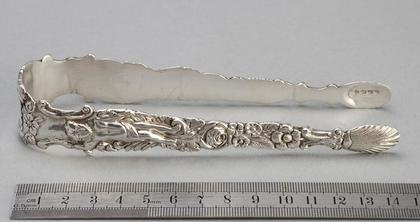 Edward Farrell Cast Silver Figural Sugar Tongs  -Cherub or Cupid with Arrow
